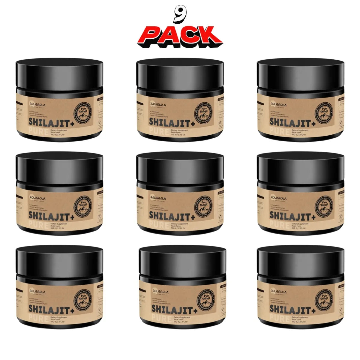 Rolirola Pure Himalayan Shilajit Resin With Fulvic Acid Dietary Supplement
