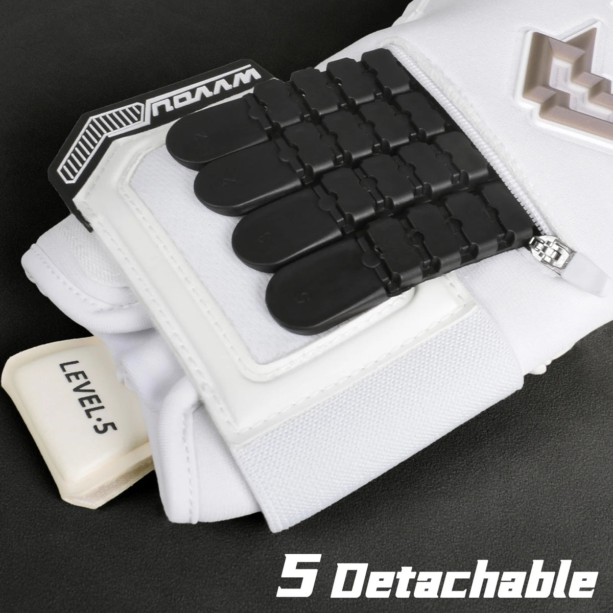 WVVOU High Performance Soccer Goalie Gloves With Finger Saves
