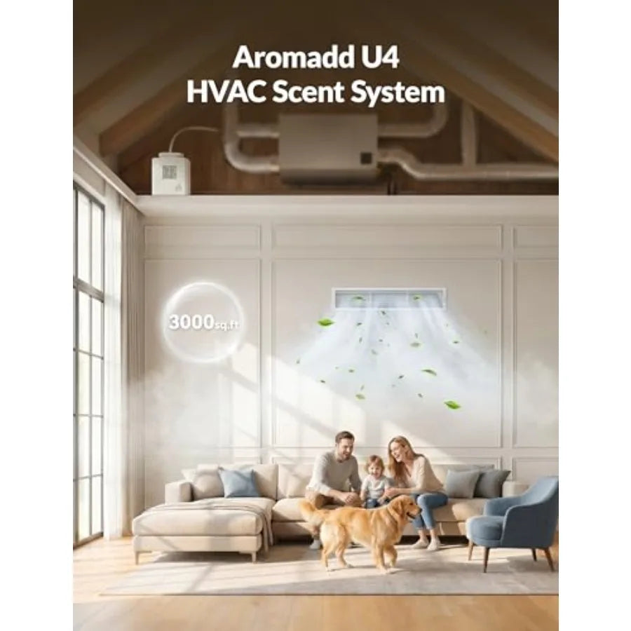 U4 Smart HVAC Waterless Essential Oil Diffuser With Cold Air