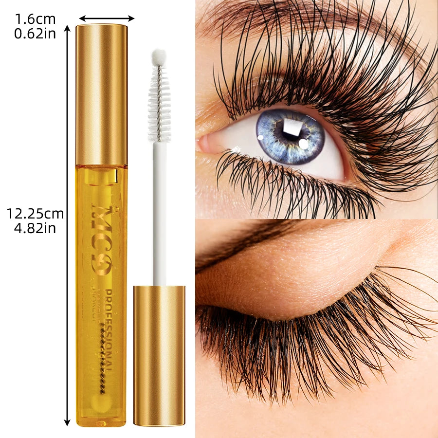 6pcs Nourishing Eyelash and Eyebrow Enhancer Serum Eye Set Natural Ingredients for Longer Fuller Thicker Eyebrows Eyelash Makeup for Women Gifts Eye Cosmetic