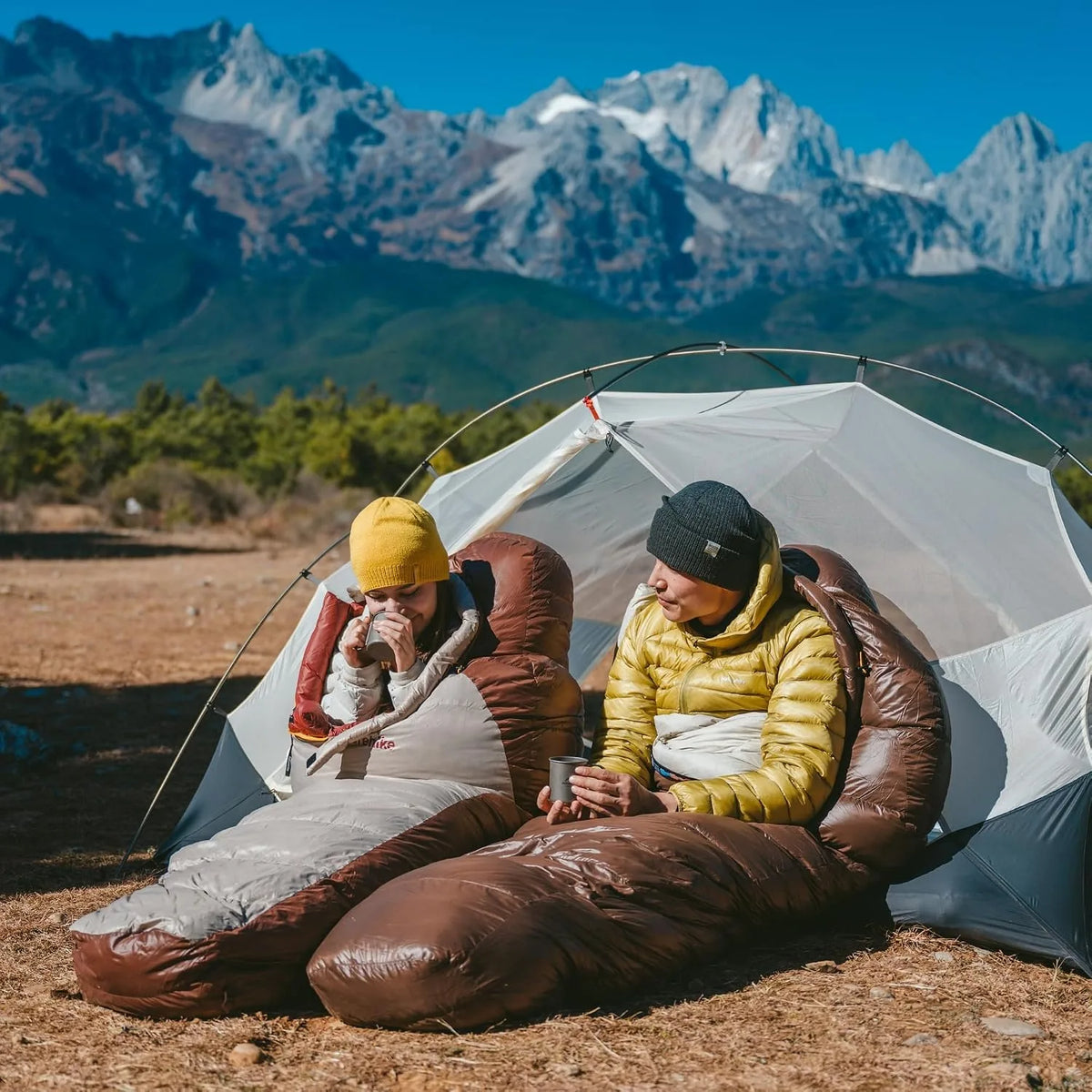 Naturehike 650FP Duck Down Snowbird Mummy Sleeping Bag Winter Ultralight