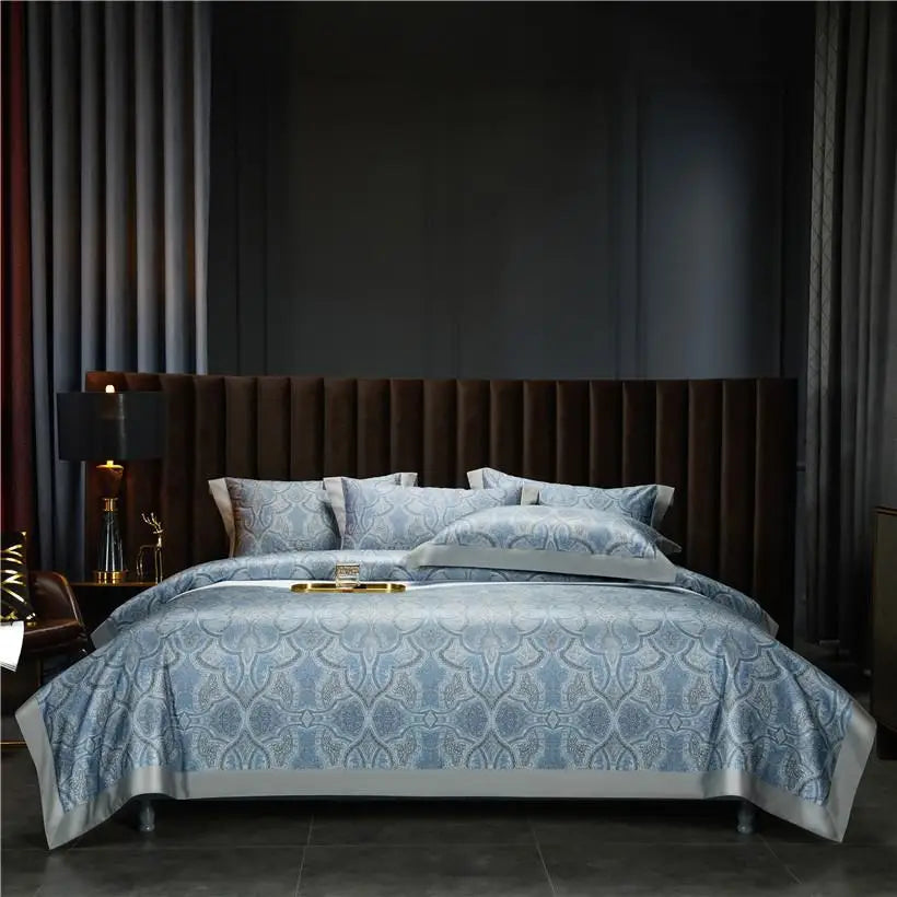 IvaRose Luxury Egyptian Cotton Duvet Cover Bedding Set